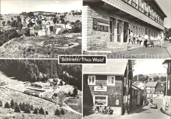 Schnett Teilansicht Kaluga Waldbad Gaststätte S