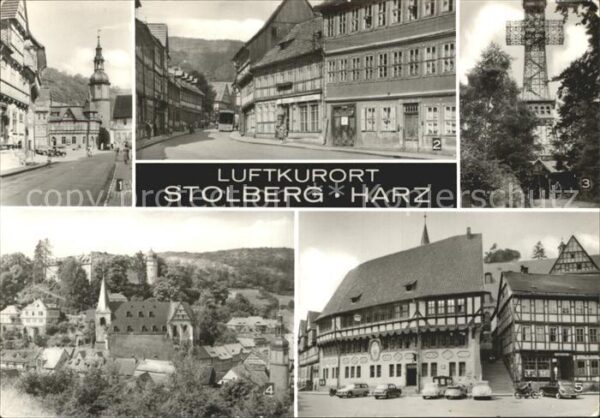 Stolberg Harz Rittergasse Saigerturm Markt Josephshöh