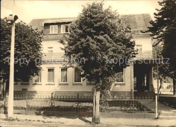Friedrichroda FDGB Erholungsheim Erich Honstein