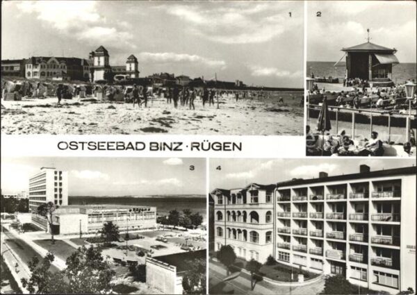 Ruegen Strand Kurhaus Konzertplatz FDGB Erholu
