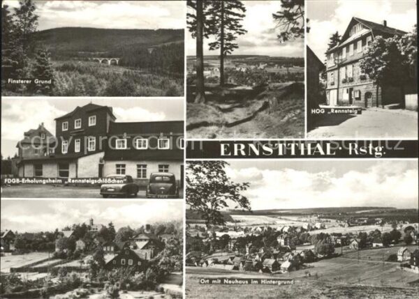 Ernstthal Finsterer Grund HOG Rennsteig FDGB Erho