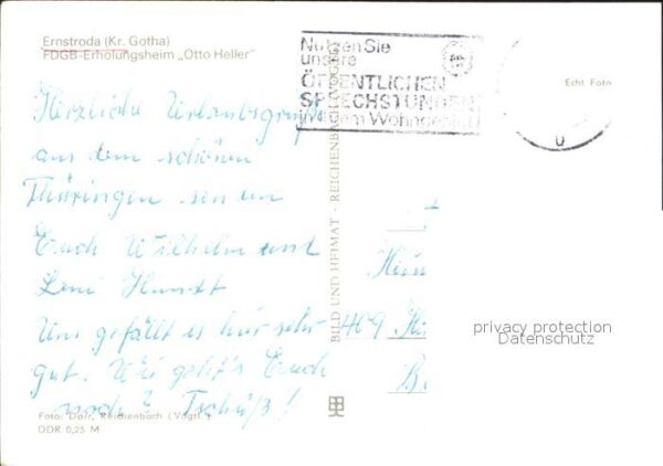 Ernstroda FDGB Erholungsheim Otto Heller Liegewie – Bild 2