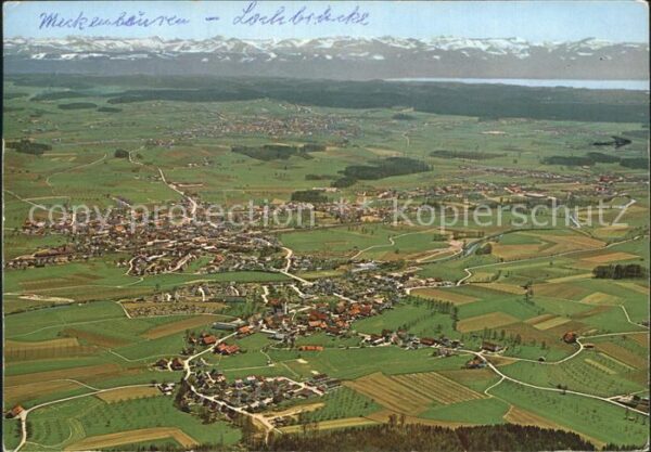 Meckenbeuren mit Brochenzell Fliegeraufnahme