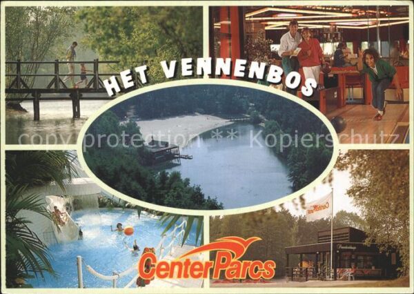 Hapert Bungalowpark Het Vennenbos Brücke Bowli