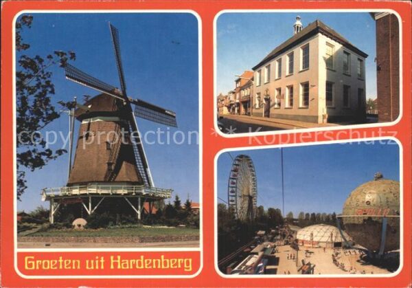 Hardenberg Niederlande Windmühle Rathaus Vergnügungspark