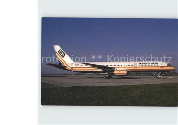 Flugzeuge Zivil Inter European Airways Boeing 757-23A c