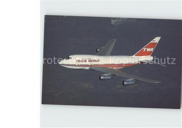 Flugzeuge Zivil TWA Trans Wolrd Airlines Boeing 747SP-3