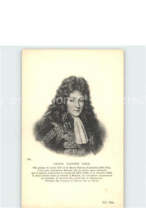 Adel Frankreich Grand Dauphin Louis