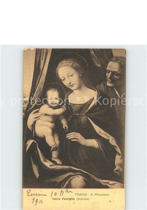 Religion Sacra Famiglia Künstlerkarte R. Pinacot