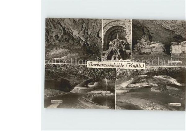 Hoehlen Caves Grottes Barbarossa Gerberei Neptungrotte Empfan