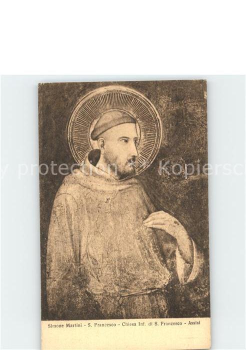 Religion S. Francesco Assisi Künstlerkarte Simon