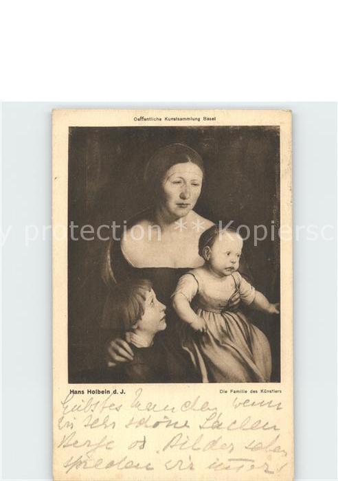 Holbein Hans Die Familie des Künstlers