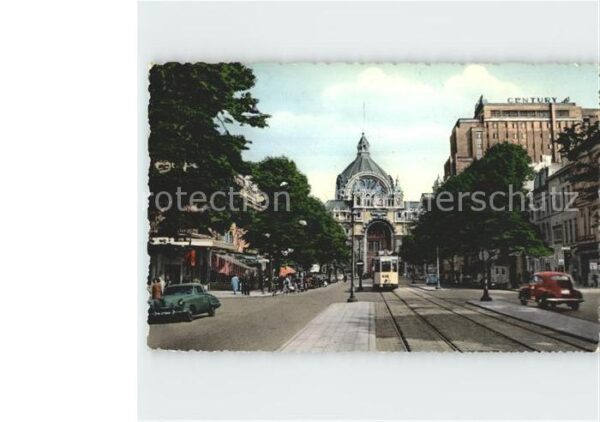 Strassenbahn Antwerpen De Keyserlei Midden Statie