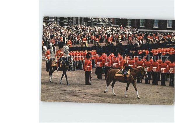 Leibgarde Wache Queen Elizabeth Trooping the Colour Cer