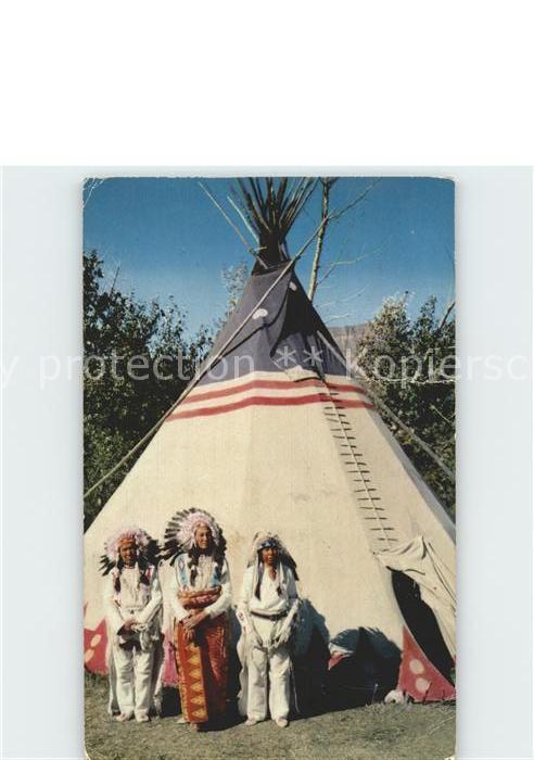 Indianer Native American Indian Braves Tepee