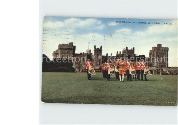 Leibgarde Wache Corps of Drums Windsor Castle