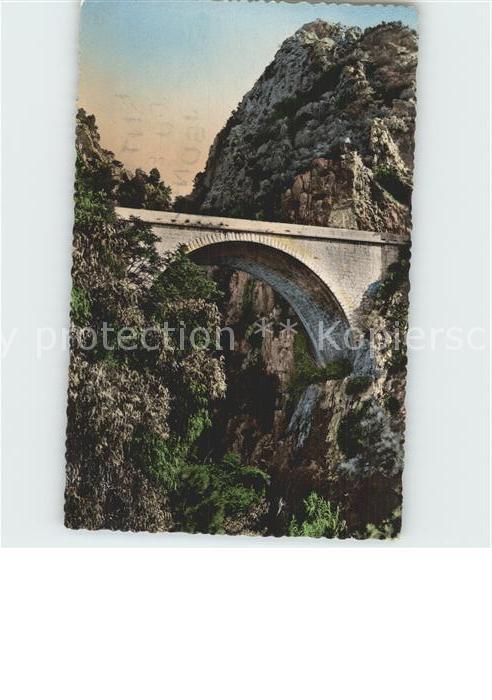 Bruecken Bridges Ponts Menton Pont Saint-Louis Frontiere Franc