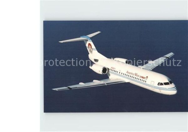 Flugzeuge Zivil America West Express Fokker 70