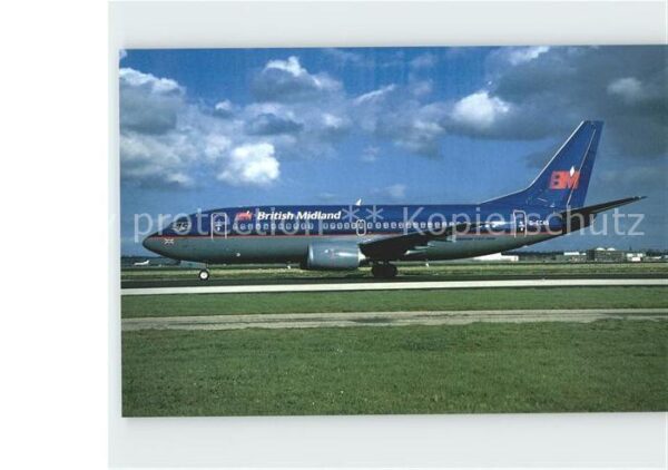Flugzeuge Zivil British Midland Airways Boeing 737-36N
