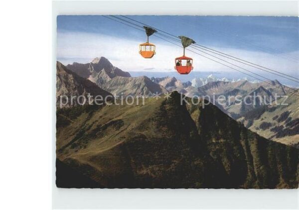 Seilbahn Kanzelwand Klein Walsertal Widderstein
