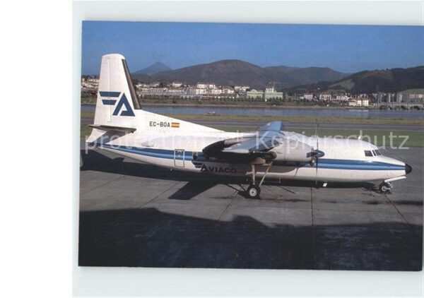 Flugzeuge Zivil Aviaco Fokker F27-600 EC-BOA cn 10348