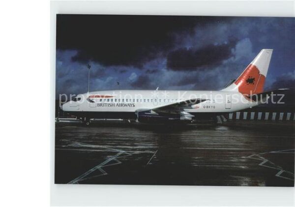 Flugzeuge Zivil British Airways Poppy Colours Boeing 73