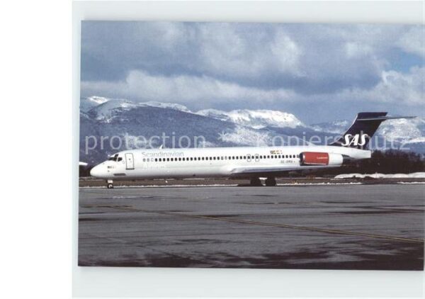 Flugzeuge Zivil SAS McDDouglas MD-87 SE-DMA cn 53009