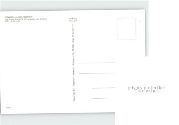 Persoenlichkeiten Oswald von Wolkenstein Ritterlicher Min – Bild 2
