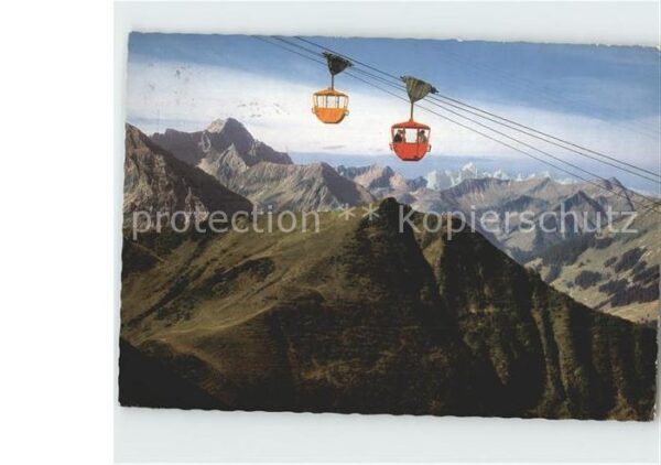 Seilbahn Kanzelwand Kleinwalsertal Widderstein H