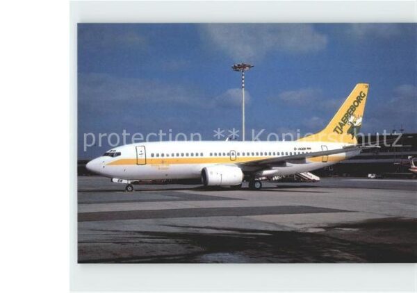 Flugzeuge Zivil Tjaereborg Germania Sticker Boeing B-73