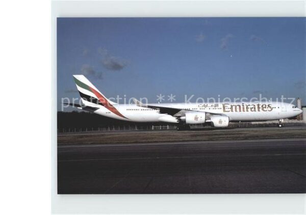 Flugzeuge Zivil Emirates Airbus A340-541 A6-ERB Cn 457