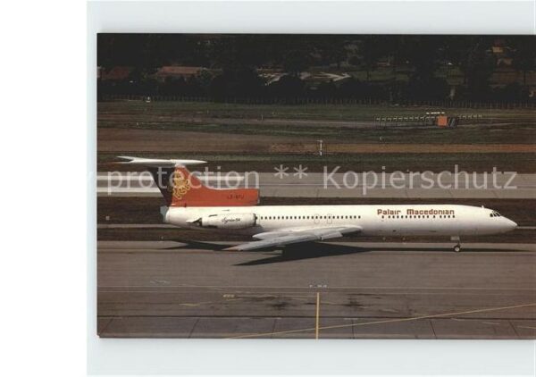 Flugzeuge Zivil Palair Macedonian TU-154 LZ-BTJ