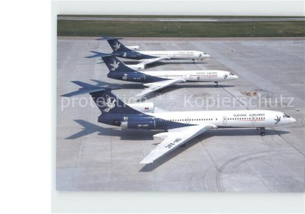 Flugzeuge Zivil Slovak Airlines Tupolev 154M OM-AAA OM-