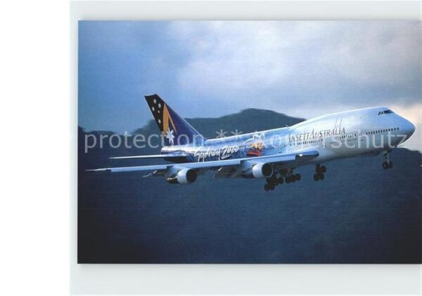 Flugzeuge Zivil Ansett Australia Sydney 2000 B747-312 V