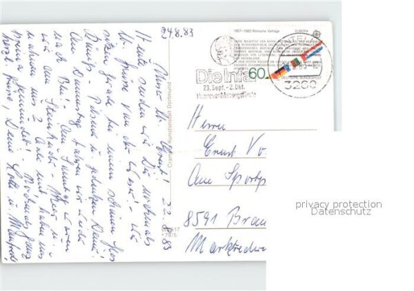 Liederkarte Weserlied Franz von Dingelstedt Motorsc – Bild 2