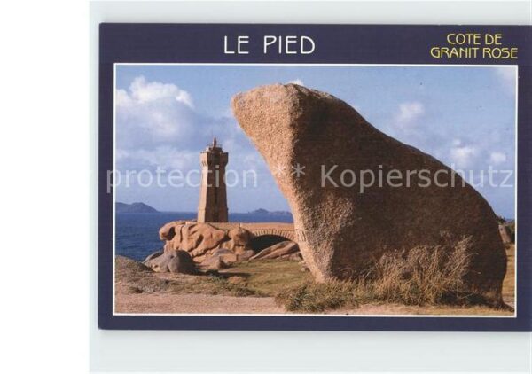 Leuchtturm Lighthouse Rocher du Pied Ploumanach Cote de Grani