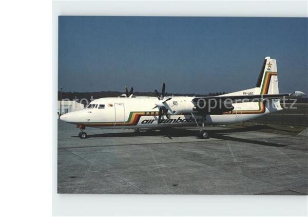 Flugzeuge Zivil Air Zimbabwe Fokker 50 PH-ARD