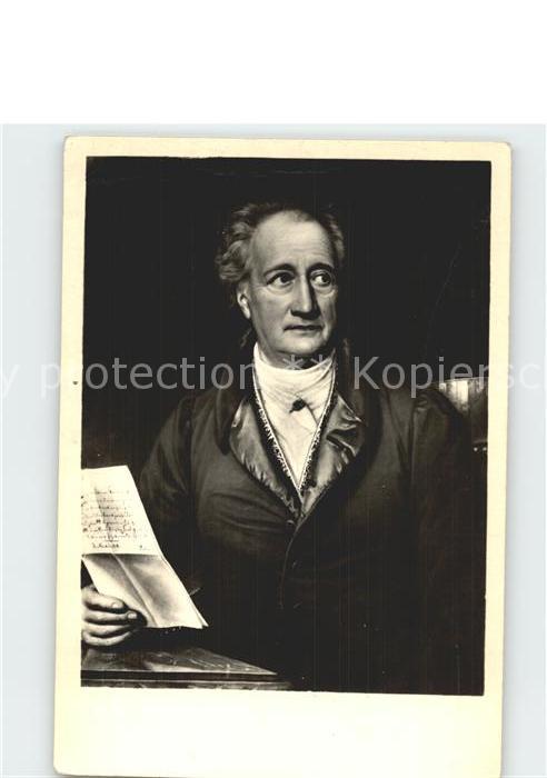 Goethe Johann Wolfgang von Ölgemälde Josef Stieler Weimar National