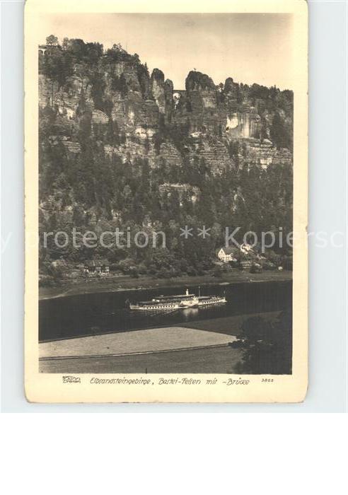 Foto Hahn Nr. 3855 Elbsandsteingebirge Bastei-Felsen