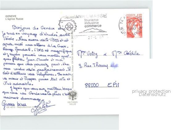 Russische Kirche Kapelle Eglise Russe Geneve – Bild 2