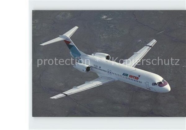 Flugzeuge Zivil Air Inter Fokker 100 c/n 11487