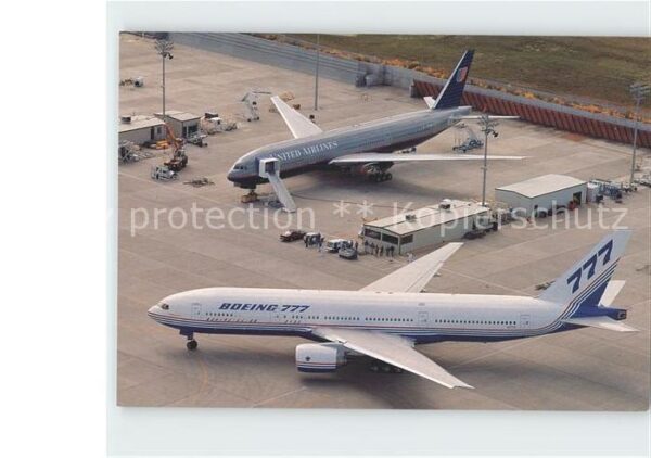 Flugzeuge Zivil Boeing 777-200 N7771 2 Pratt & Whitney