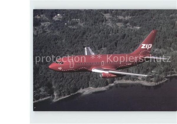 Flugzeuge Zivil ZIP Boeing B737-200 C-GCPP