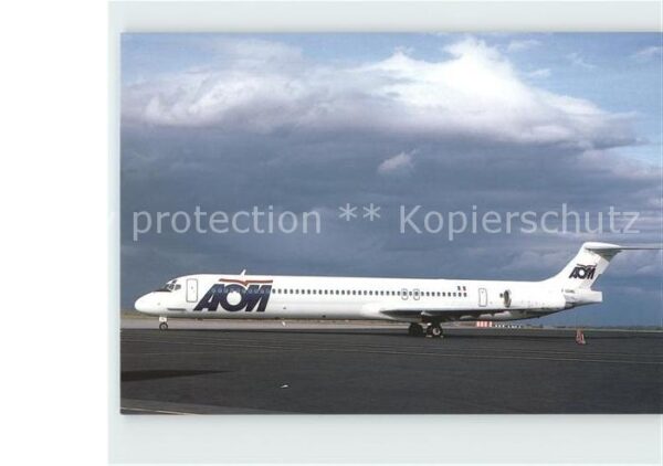 Flugzeuge Zivil AOM French Airlines DC-9-83 cn 49709