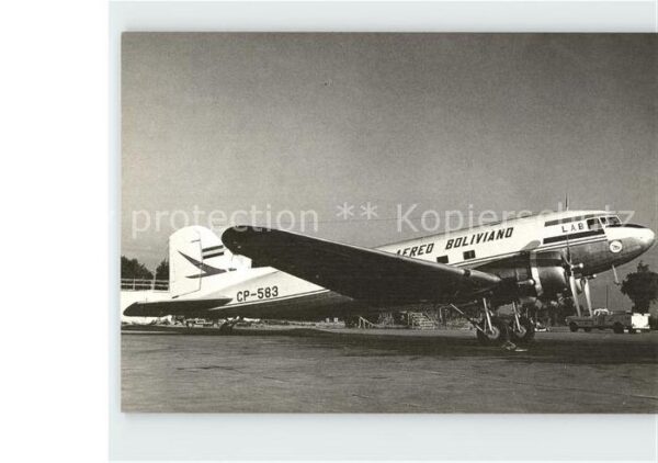 Flugzeuge Zivil Lloyd Aereo Boliviano DC-3 CP-583 c/n 9