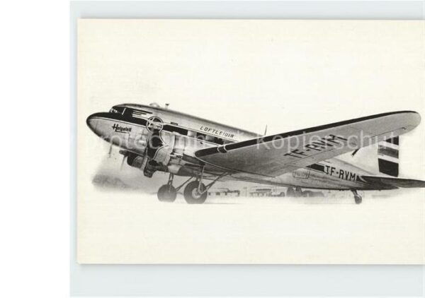 Flugzeuge Zivil Loftleidir DC-3 TF-RVM c/n 13057