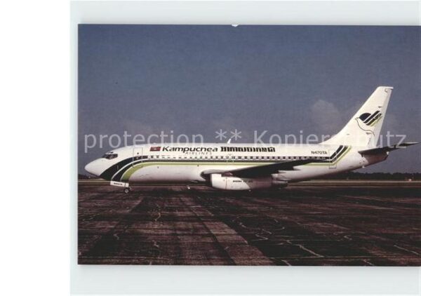 Flugzeuge Zivil Kampuchea Airlines Boeing 737-247 N470T