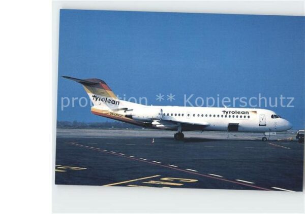 Flugzeuge Zivil Tyrolean Fokker 70 OE-LFH cn 11554