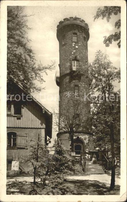 Oybin Hochwald Turm mit Wirtschaft