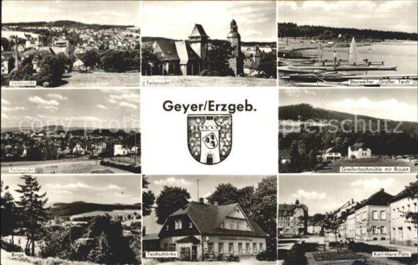 Geyer Teilansichten Stauweiher Grosser Teich